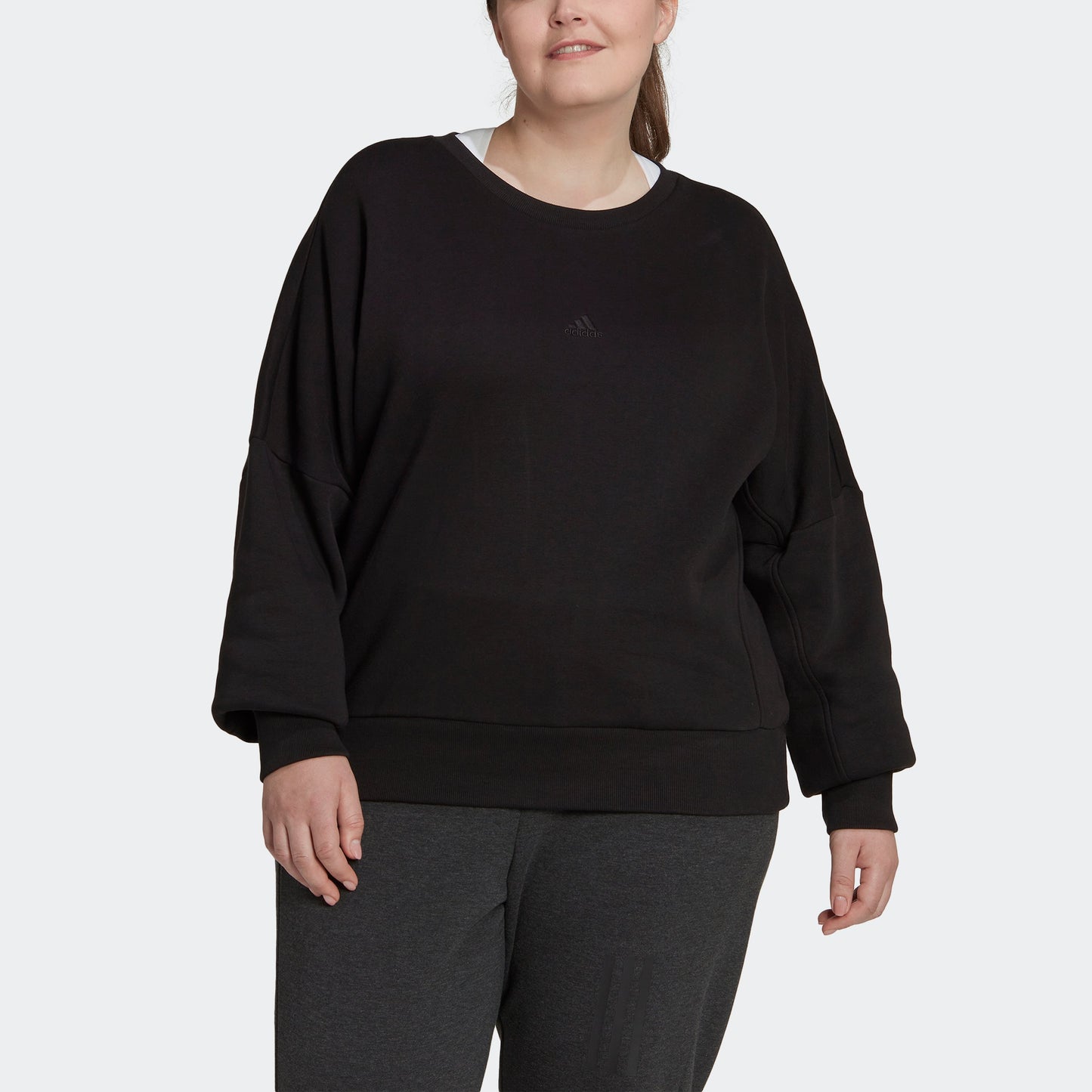 Women's adidas ALL SZN Fleece Sweatshirt (Plus Size)