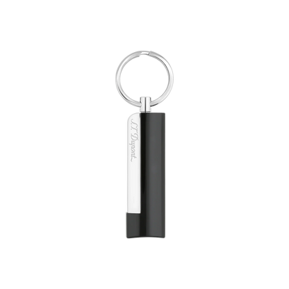 S.T. DUPONT Cigar Cutter/Cigare Coupe Chrome Black 003262