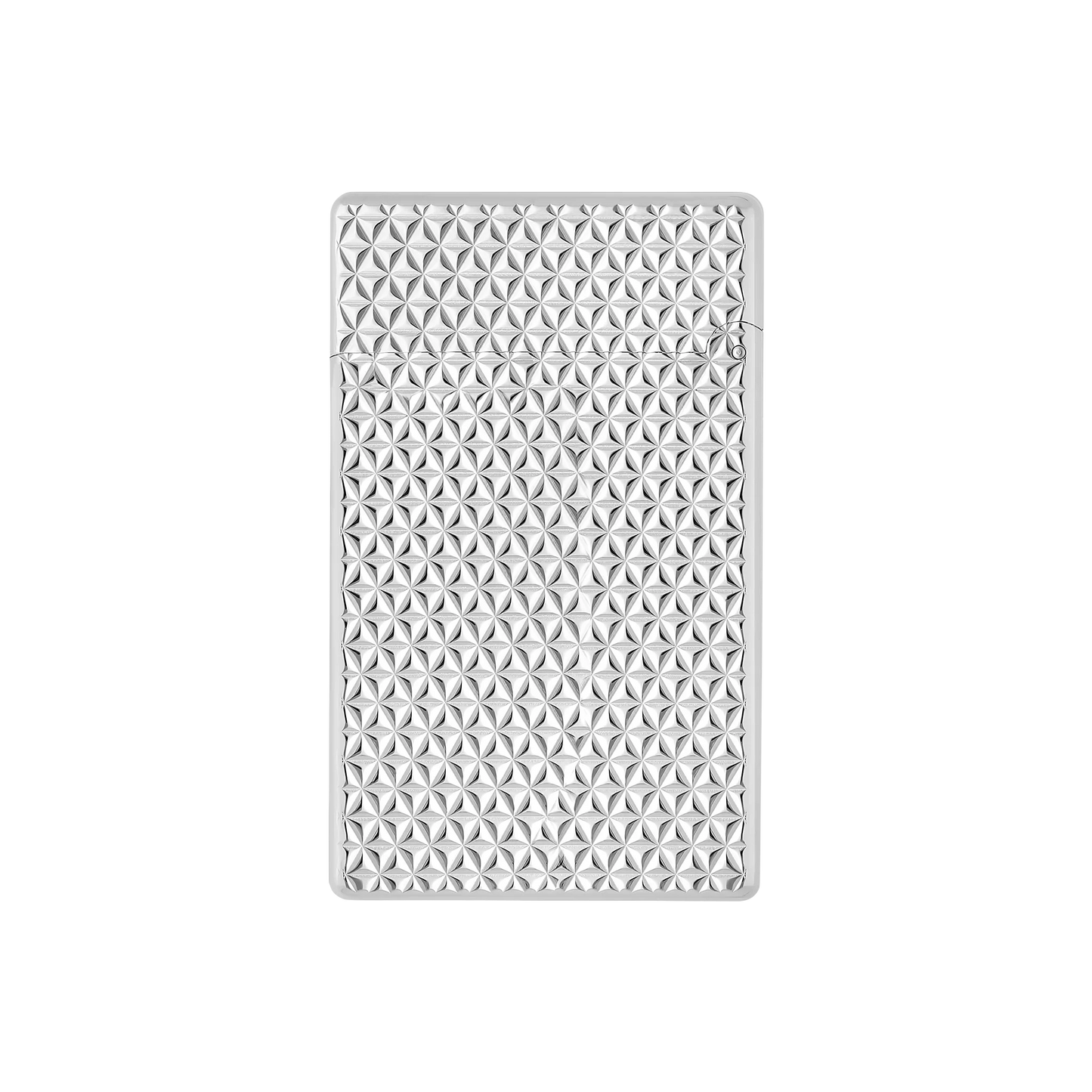S.T. DUPONT INITIAL DIAMOND HEAD SILVER LIGHTER/BRIQUET 020820