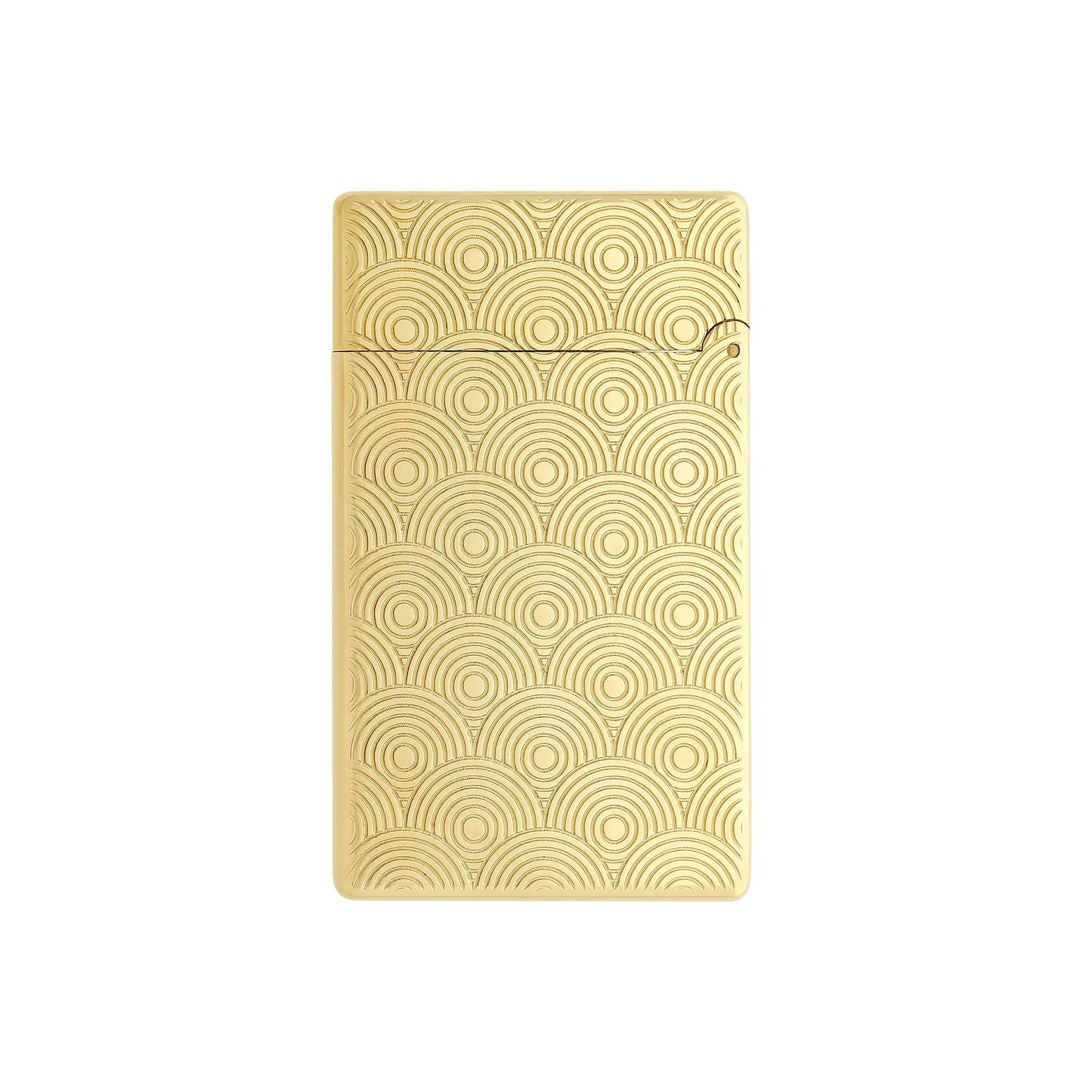 S.T. DUPONT Initial Cinetique Guilloche Golden Lighter/Briquet 020845