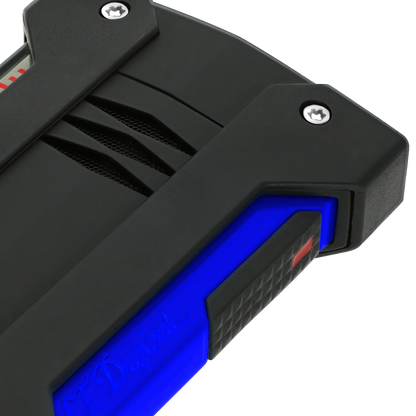 S.T. DUPONT Defi Extreme Matt Neon Blue Lighter/Briquet 021416
