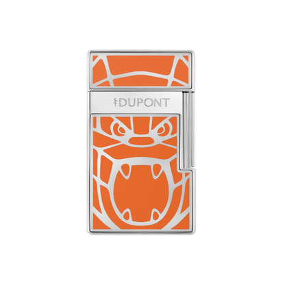 S.T. Dupont Biggy Orlinski Lacquered Orange Lighter/Briquet 025063