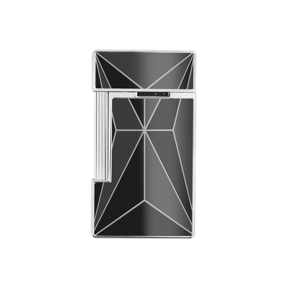 S.T. DUPONT Slimmy Chrome Fire X Black Lighter/Briquet 028070
