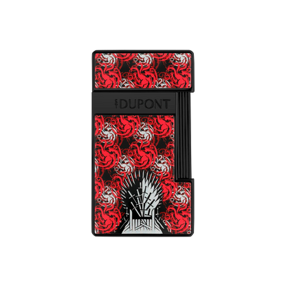 S.T. DUPONT Slimmy Lacquered Game of Thrones Light Black Lighter/Briquet 028112