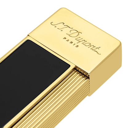 S.T. DUPONT Twiggy Black Golden Gold Lighter/Briquet 030002