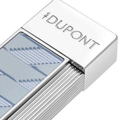 S.T. DUPONT Twiggy Monogram 1872 Grey Lacquered Lighter/Briquet 030080