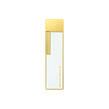 S.T. Dupont Twiggy White Lacquered Romeo y Julieta Lighter/Briquet 030150