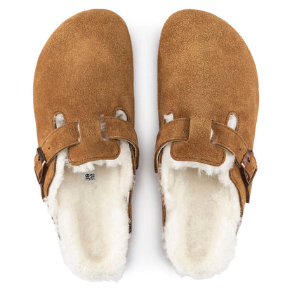 Unisex Boston Shearling Suede Leather Mink Medium/Narrow