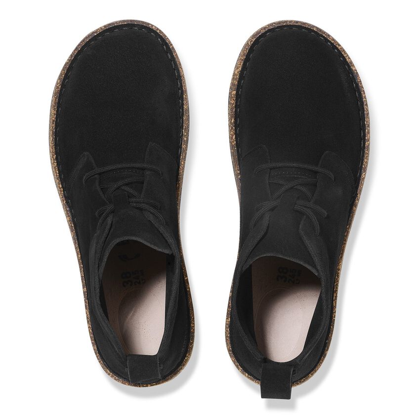 Men's Uppsala Mid Suede Leather Black Regular/Wide