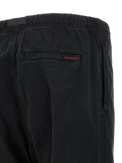 Gramicci Black Cotton Casual Pants