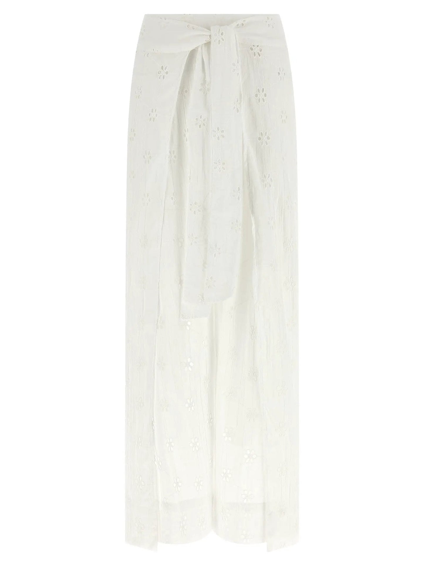 Polo Ralph Lauren White Cotton Casual Pants