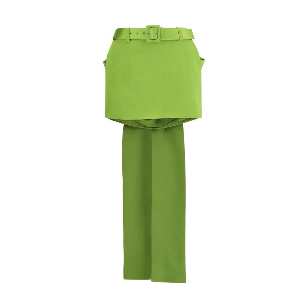Self-Portrait Bicolor Polyester Mini Skirt