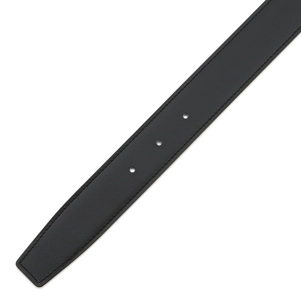 Hermes Belt Jumbo Black Gold Silver Box Calf Togo 80