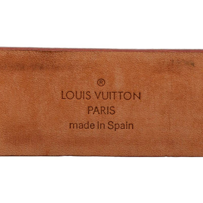 Louis Vuitton Monogram Multicolor Ceinture Carre 80 32 Black Leather Belt