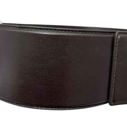 Bottega Veneta Belt Brown M Thick Waist 88 85 Leather