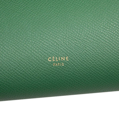 Celine Belt Bag 2-Way Green Leather