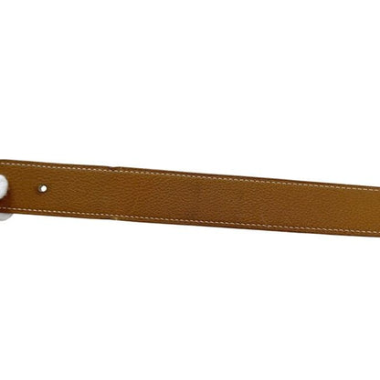 Hermes Belt Black Brown Constance Waist 93 30 Box Calf Togo Logo Buckle