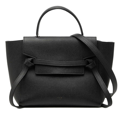Celine Belt Bag Micro 2-Way Black Leather