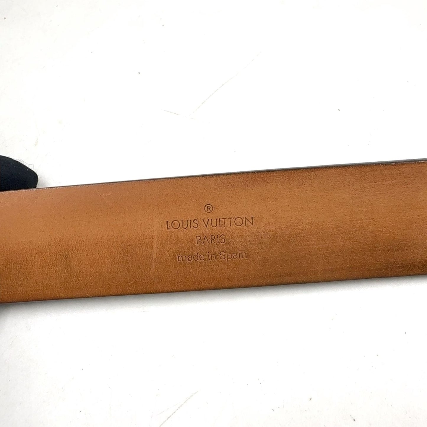 Louis Vuitton Ceinture Leather Brown Belt Gold