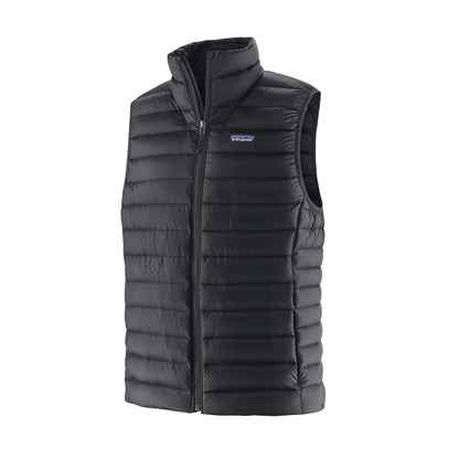 Patagonia Men's Down Sweater Vest Gilet ripstop trapuntato Black Nero