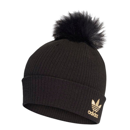 Faux Fur Pompom Beanie