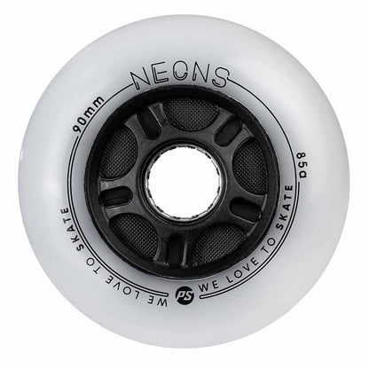 Powerslide Neons LED 90mm/85A Wheels (Pack of 4)