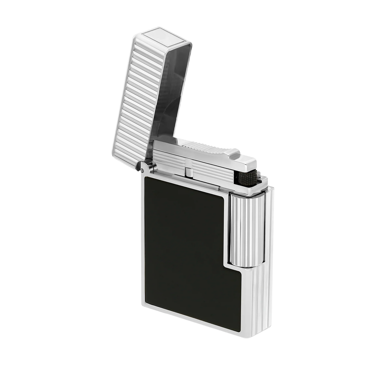 S.T. Dupont Ligne 1 Black Lacquered Palladium Lighter/Briquet C14121