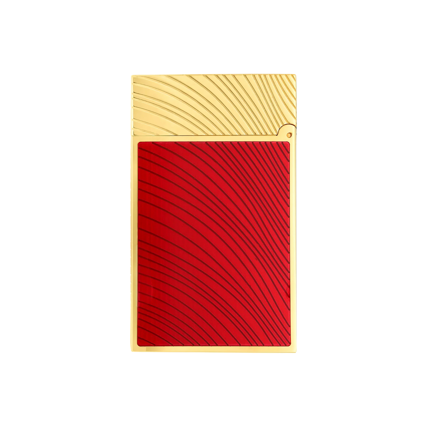 S.T. DUPONT Ligne 2 Horse Mane Guilloche Red/YG Lighter/Briquet C16080CL