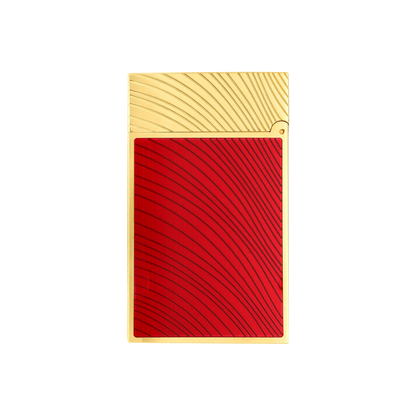 S.T. DUPONT Ligne 2 Horse Mane Guilloche Red/YG Lighter/Briquet C16080CL