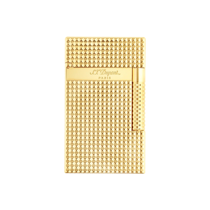 S.T. DUPONT Le Grand Diamond head Lighter Gold Lighter/Briquet C23009