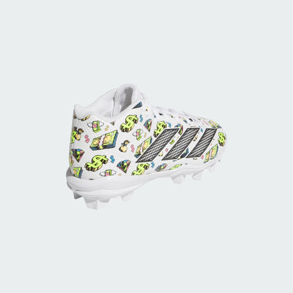 adidas Youth Adizero Impact.2 Money Molded Rubber Football Cleats