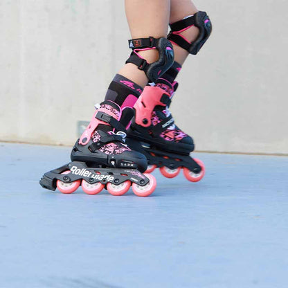 Rollerblade Microblade SL Black Coral Kids Skates