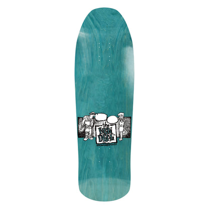 New Deal Skateboard Deck Andy Howell Tricycle Kid Teal 9.63" x 30.75"