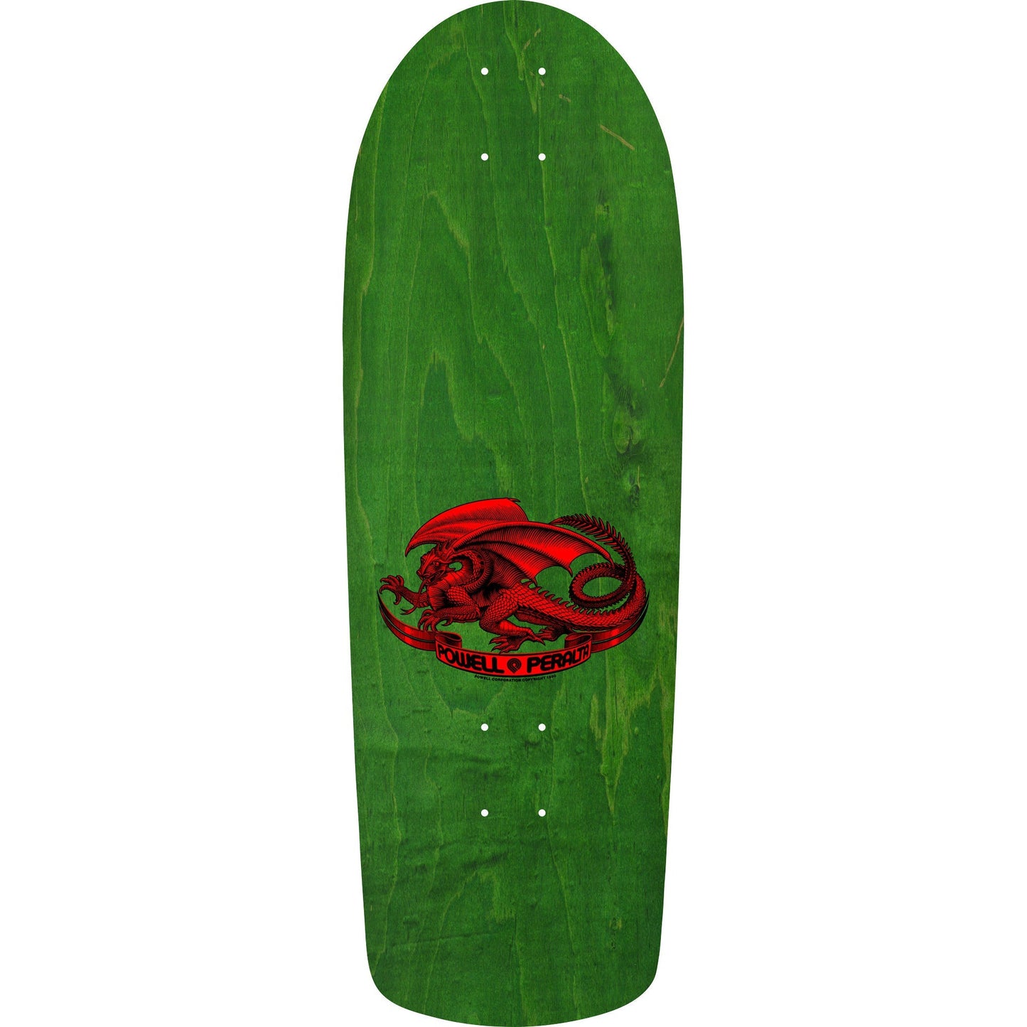 Powell Peralta Skateboard Deck McGill Skull and Snake Green/Gold Foil Old School Reissue