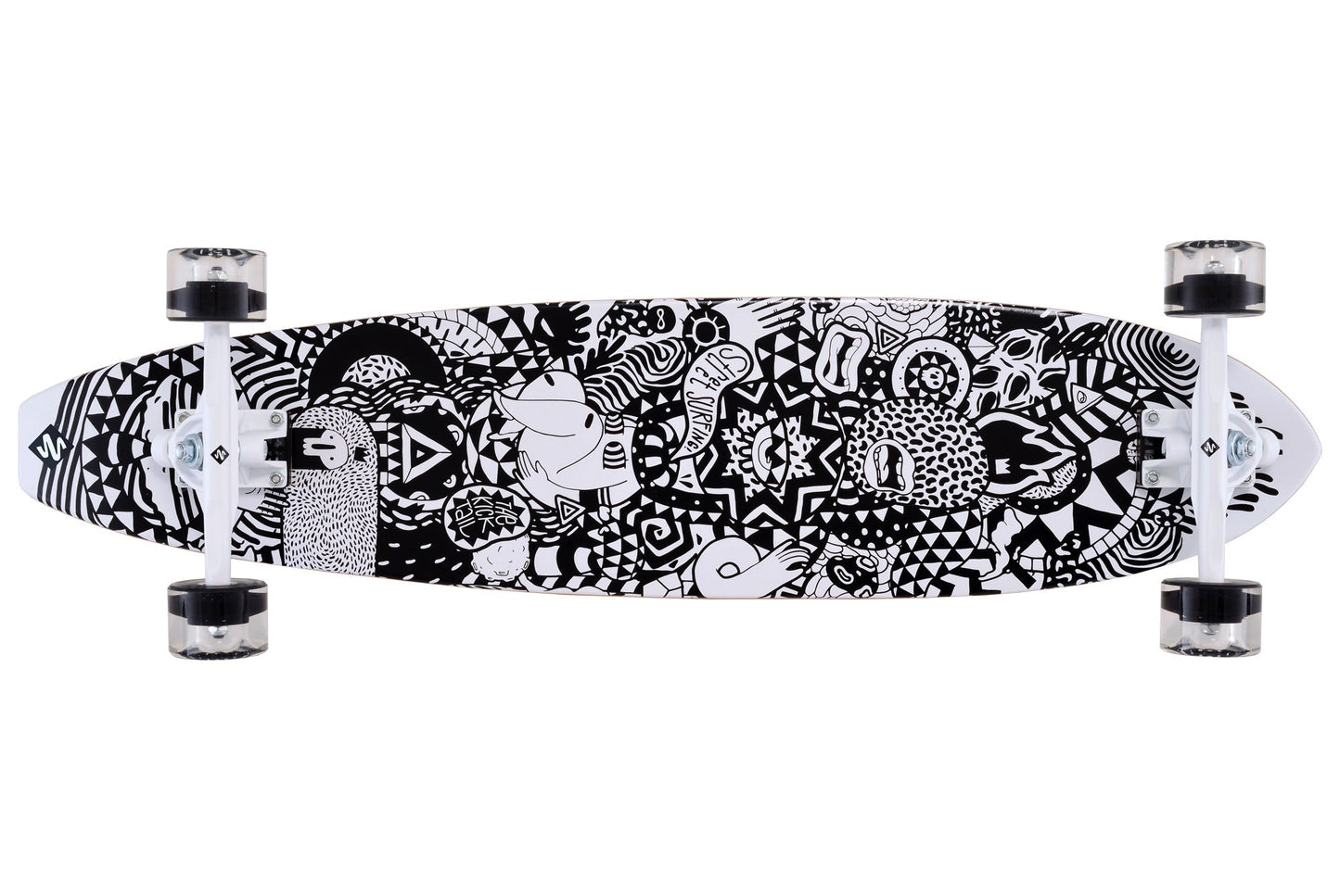 Street Surfing Longboard Rumble Jungle Kicktail 8.5" x 36"
