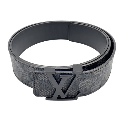 Louis Vuitton Ceinture LV Initial Leather Black Belt