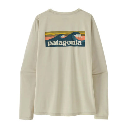 Patagonia W's L/S Capilene Cool Daily Shirt - Boardshort Logo