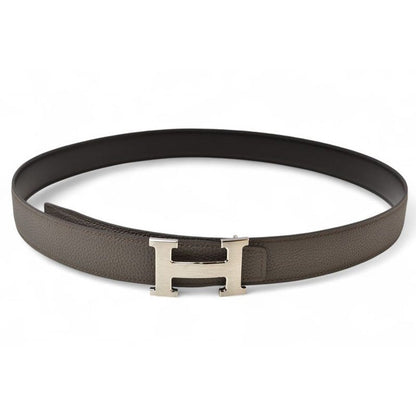 Hermes Belt Reversible Constance Size 95 H Buckle Box Calf Togo Black