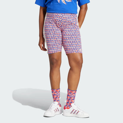 Women's adidas adidas x FARM Rio Bike Shorts (Plus Size)