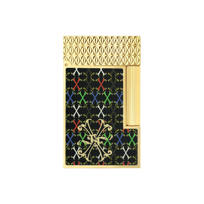 S.T. Dupont Ligne 2 Fuente Lacquered Multicolor Lighter/Briquet C16060CL