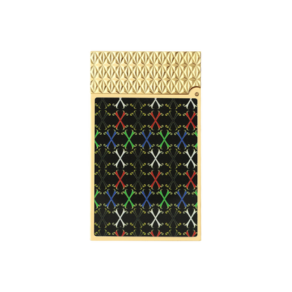 S.T. Dupont Ligne 2 Fuente Lacquered Multicolor Lighter/Briquet C16060CL