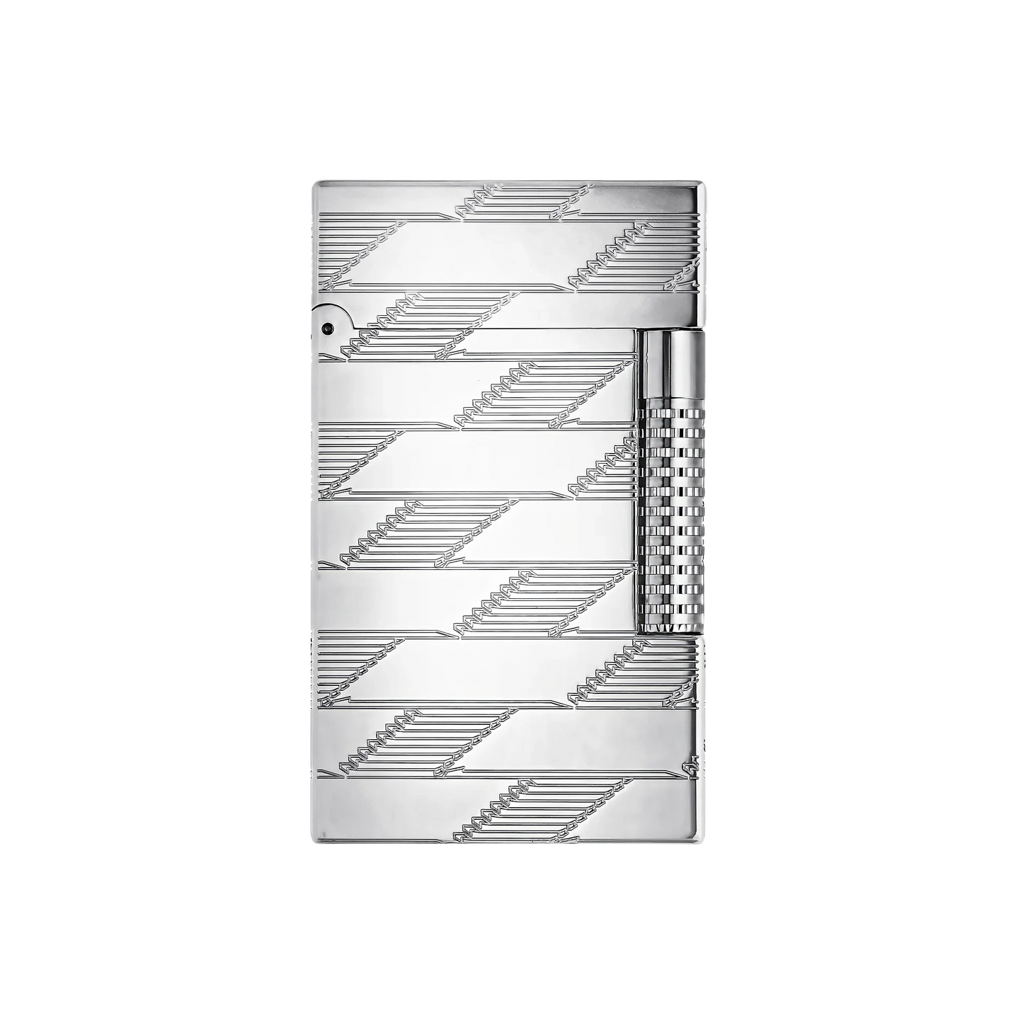 S.T. Dupont Le Grand Guilloche Monogram 1872 Palladium Lighter/Briquet C23180