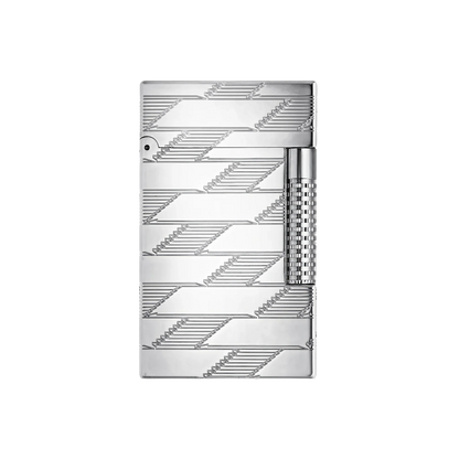S.T. Dupont Le Grand Guilloche Monogram 1872 Palladium Lighter/Briquet C23180