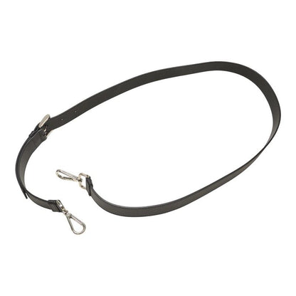 Prada Logo Black Saffiano Leather Belt