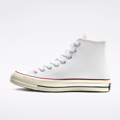 Converse Chuck 70 High in White/Garnet/Egret