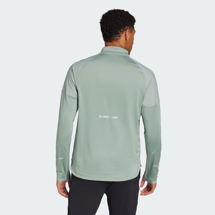 Men's adidas Ultimate Hi Vis Reflective 1/2-Zip Top